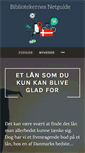 Mobile Screenshot of bibliotekernesnetguide.dk